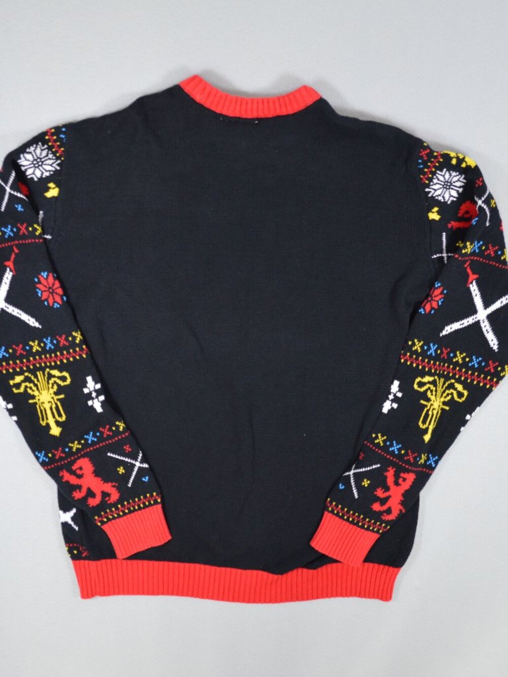 🐉 Game of Thrones Ugly Christmas Sweater Joy to the Realm L - Picture 3 of 11
